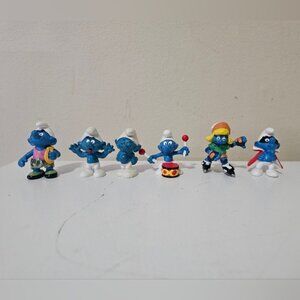 Smurfs Figurine Set Of 6